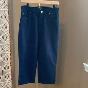Lauren Jeans Co.‎ Cropped Blue Pants Size 6